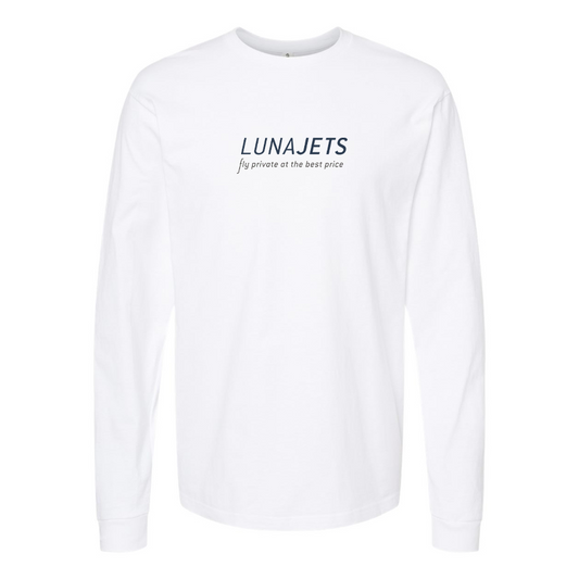 Youth LunaJets Logo Cotton Long Sleeve T-Shirt