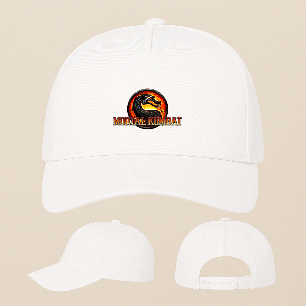 Mortal Kombat Game Five Panel Twill Snapback Cap