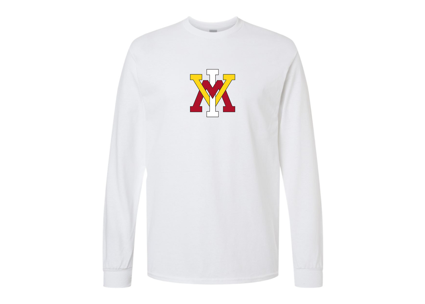 Men's VMI Keydets Gildan Heavy Cotton Long Sleeve T-Shirt