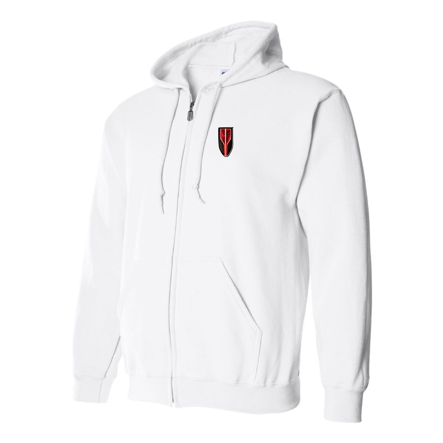 Men's Hongqi Logo Zipper Hoodie