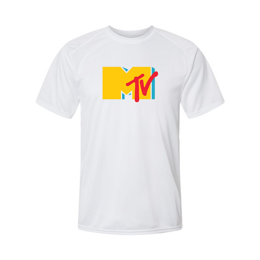 Men's MTV Logo Polyester T-Shirt