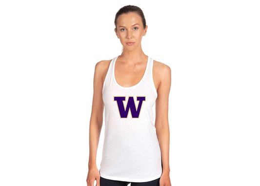 Women's Washington Huskies Next Level Ideal Racerback Tank