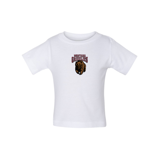 Montana Grizzliesl BELLA CANVAS Infant Jersey Tee
