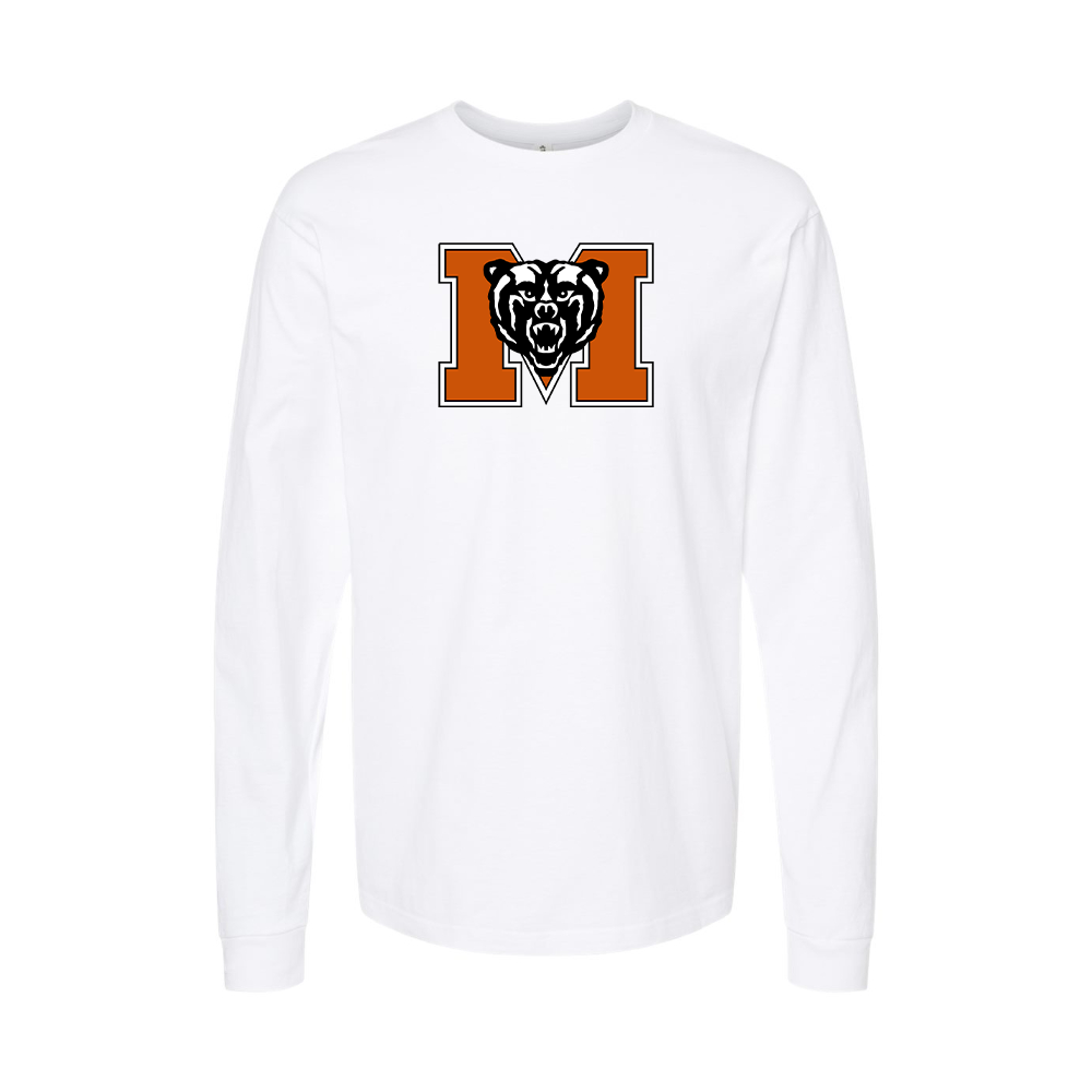 Men's Mercer Bears Logo Long Sleeve T-Shirt