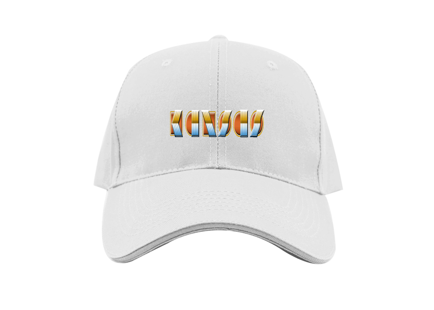 Kansas Logo Dad Baseball Cap Hat