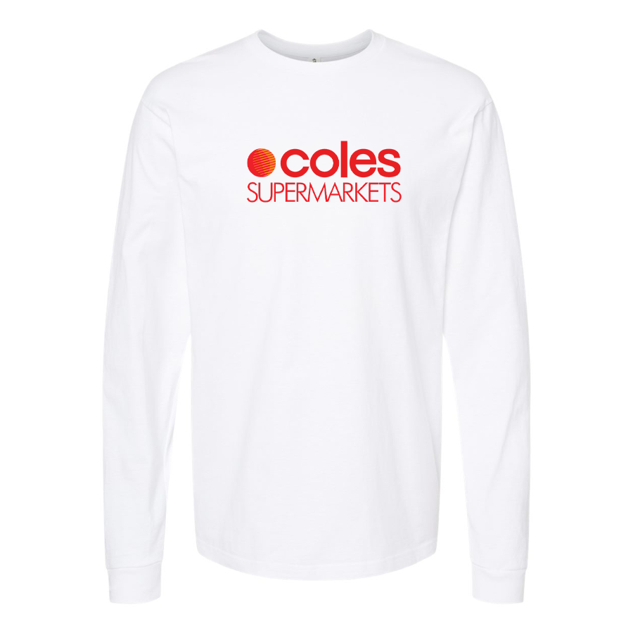 Men's Coles Supermarket Long Sleeve T-Shirt