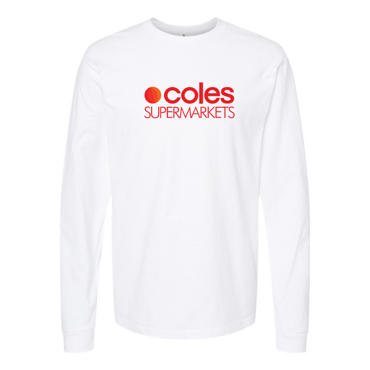 Men's Coles Supermarket Long Sleeve T-Shirt