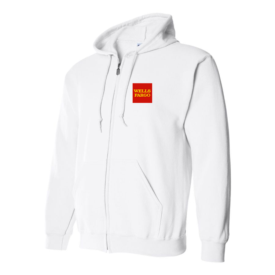 Men's Wells Fargo Logo Zipper Hoodie