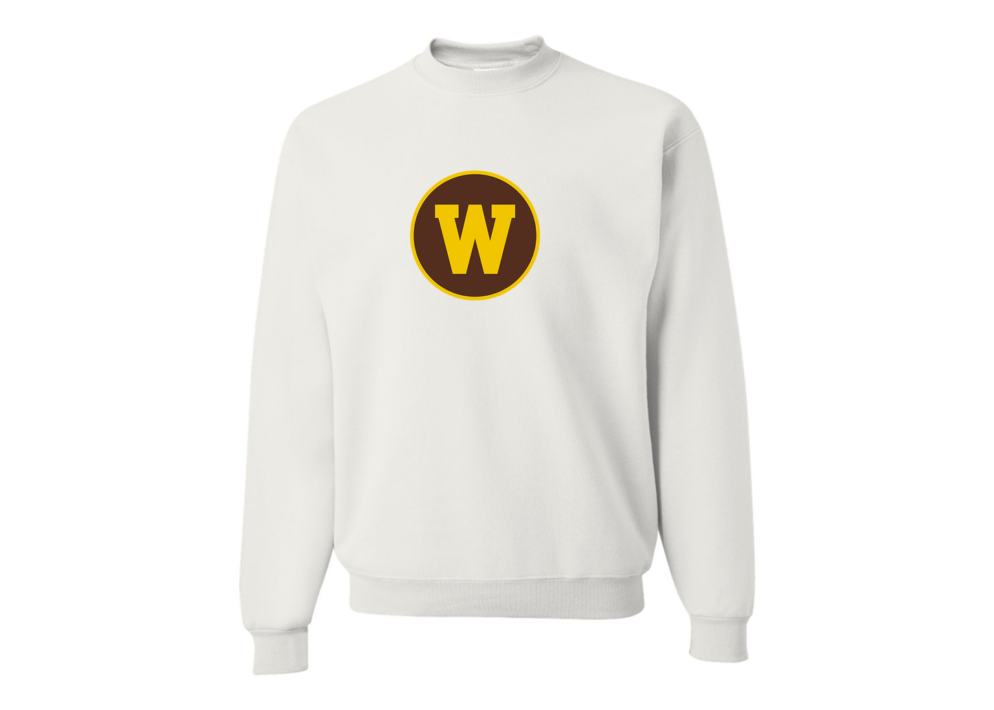 Men's Western Michigan Broncos JERZEES NuBlend Crewneck Sweatshirt