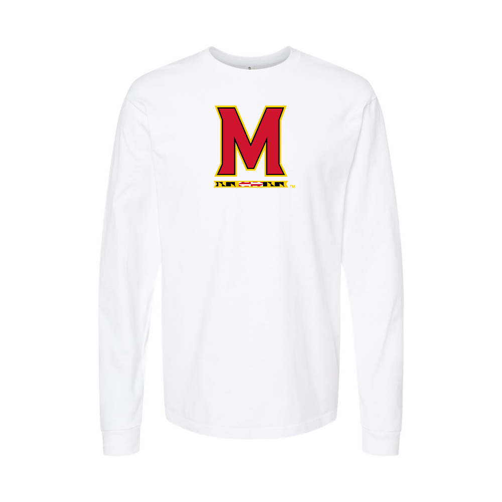 Men's Maryland Terrapins Logo Long Sleeve T-Shirt