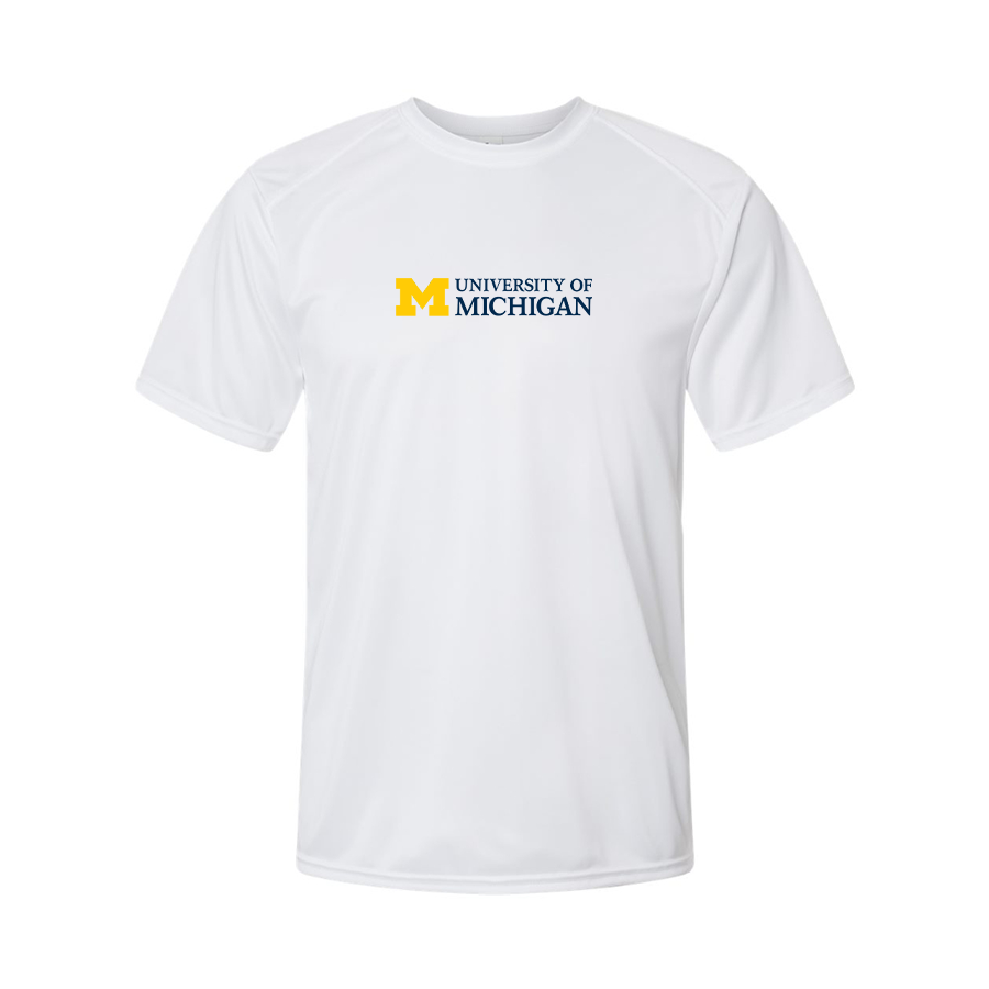 Men's University of Michigan Logo Polyester T-Shirt