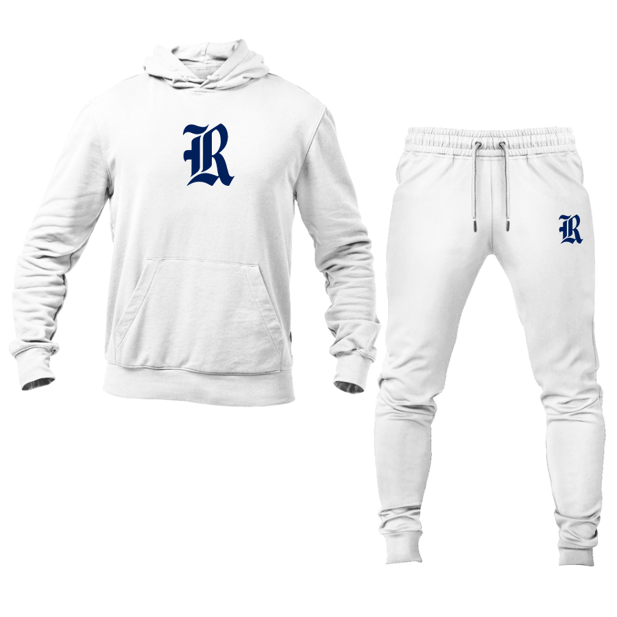 Men's Rice Owls Logo Hoodie Joggers Set