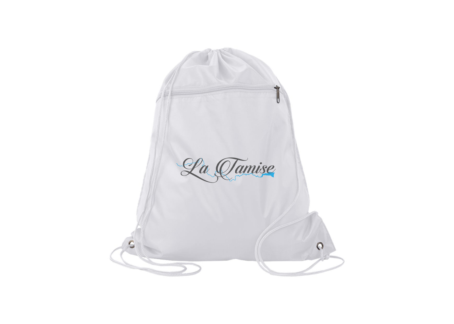 La Tamise Logo Q-Tees - Polyester Cinchpack