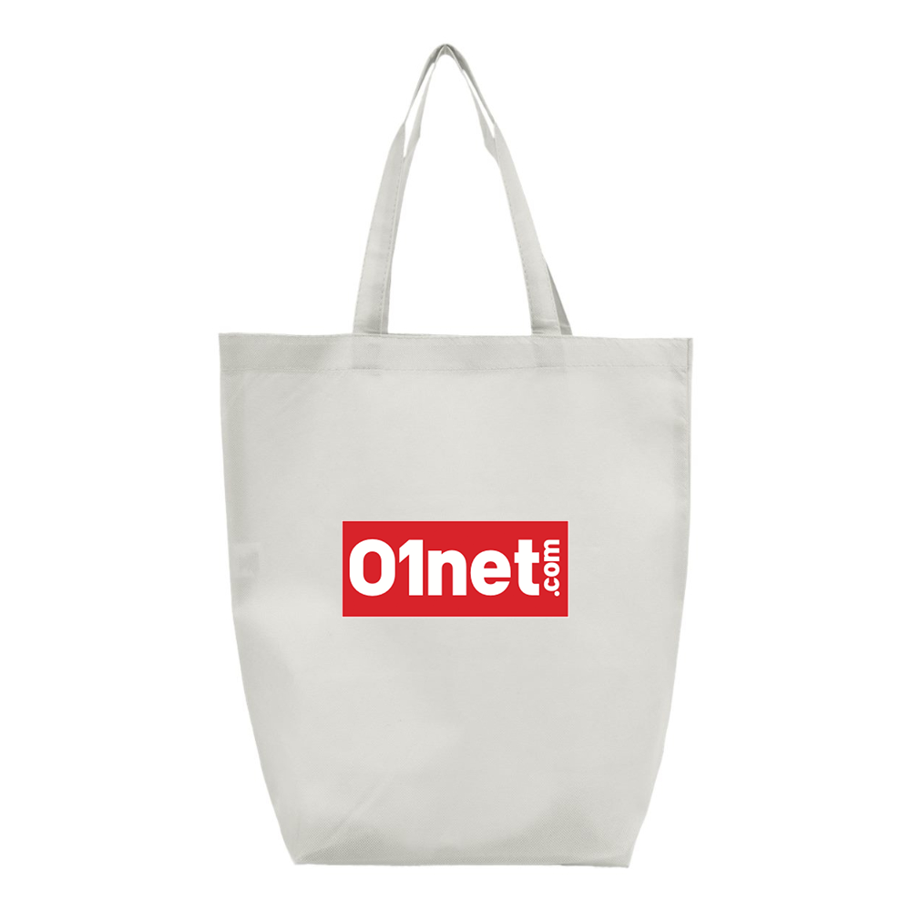 01net Logo Q-Tees Non-Woven Gusset Bottom Tote