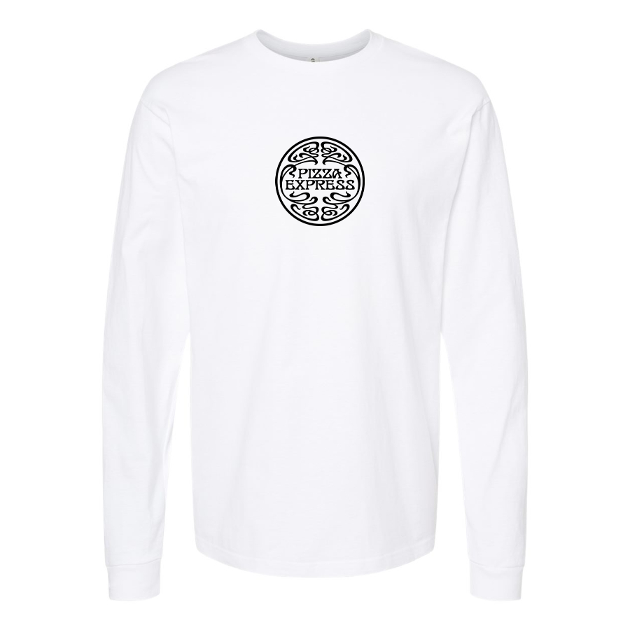 Youth Pizza Express Logo Cotton Long Sleeve T-Shirt