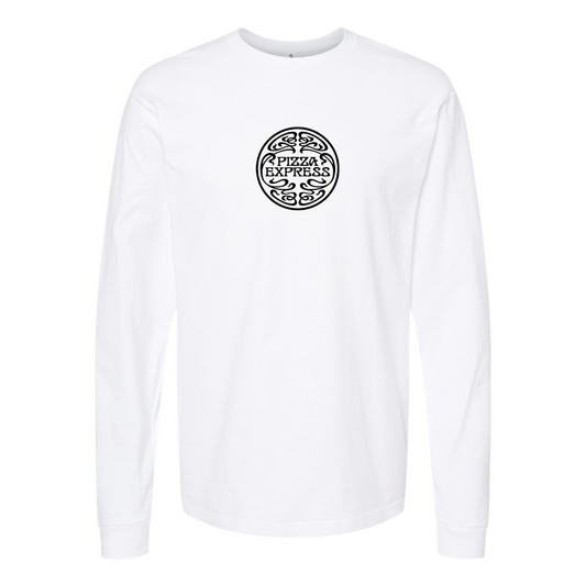 Youth Pizza Express Logo Cotton Long Sleeve T-Shirt