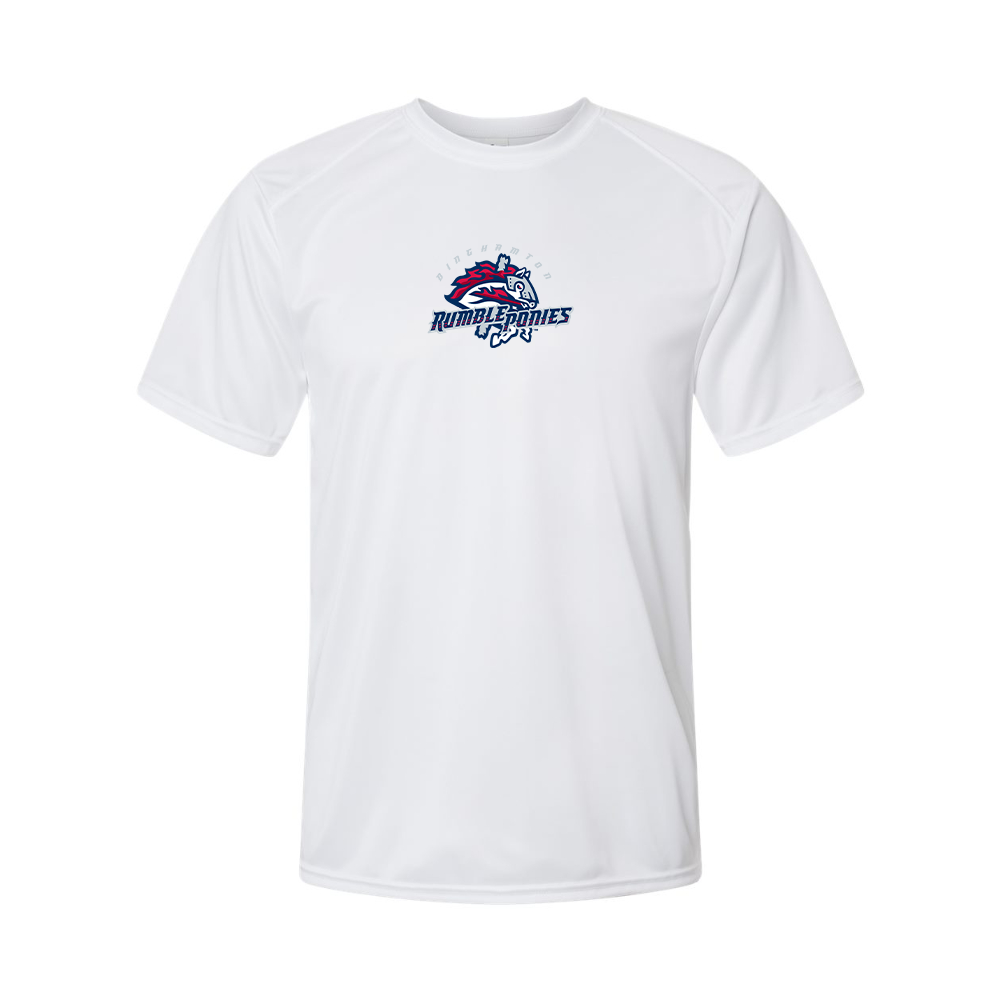 Men's Binghamton Rumble Ponies Logo Polyester T-Shirt