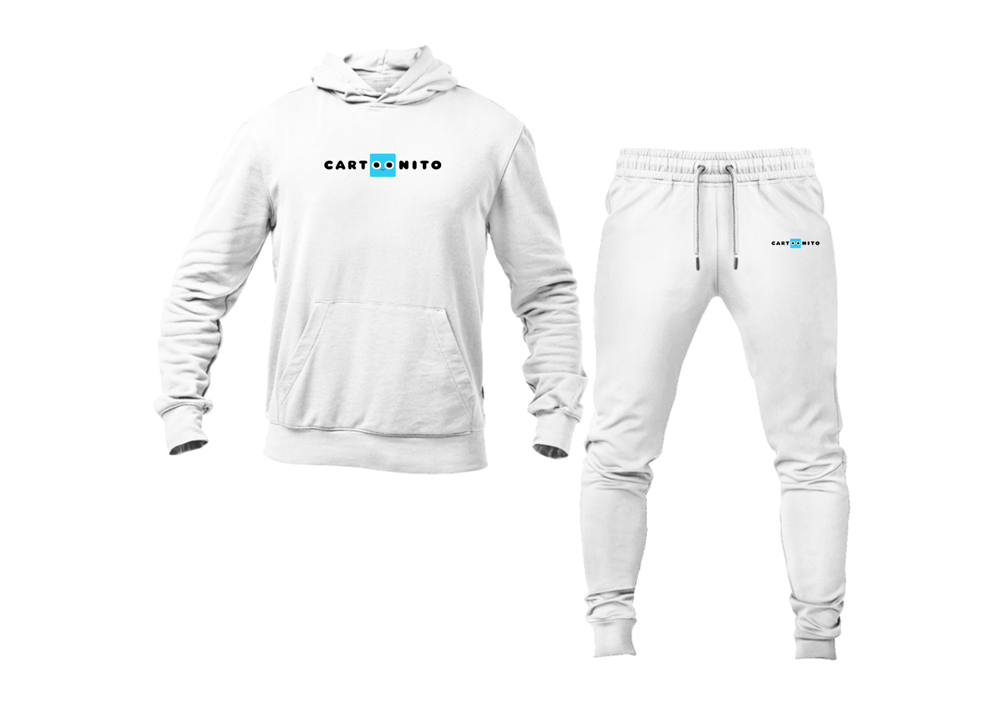 Men's Cartoonito Logo Hoodie Joggers Set