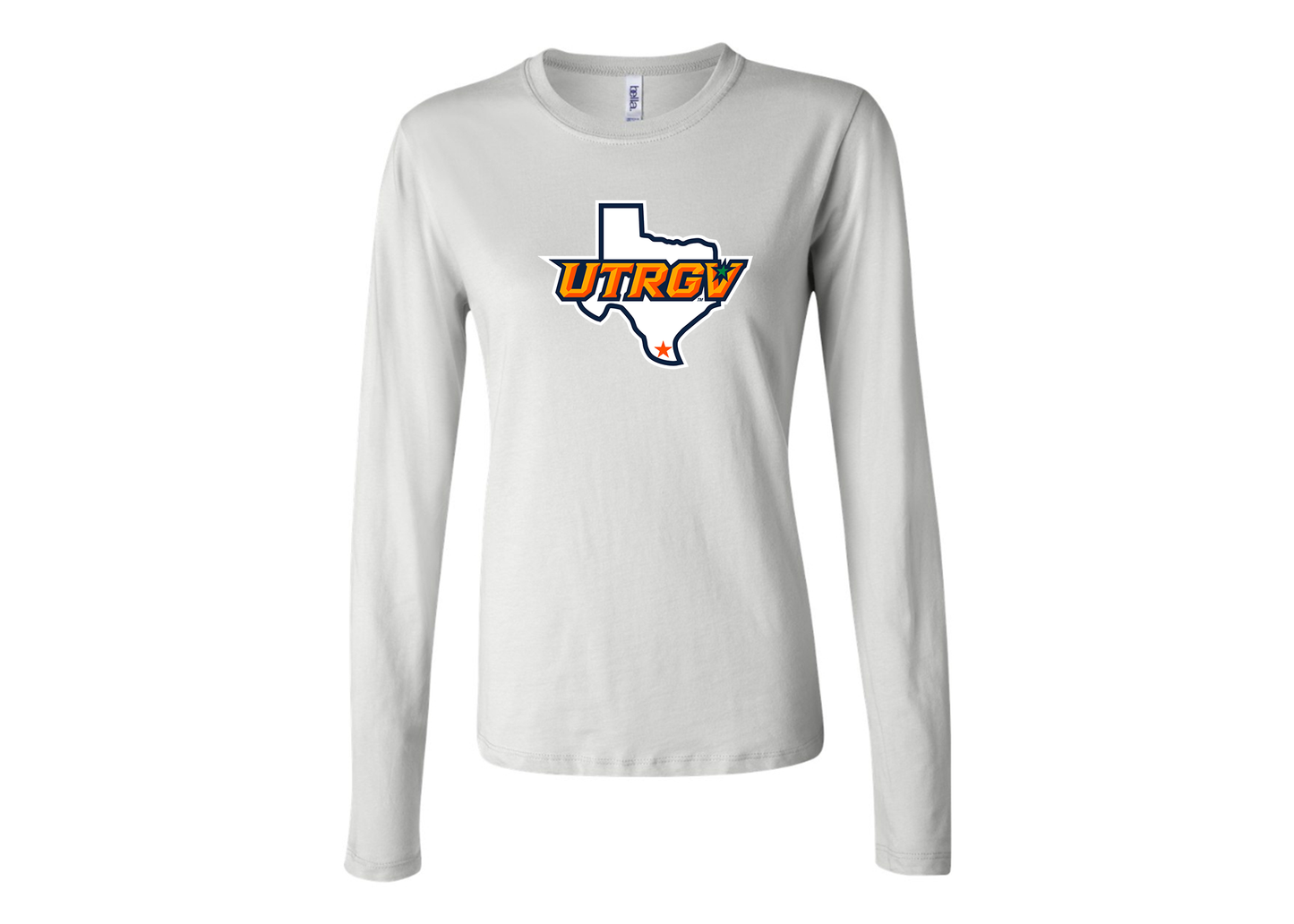 BELLA CANVAS Women’s UTRGV Vaqueros Jersey Long Sleeve Tee