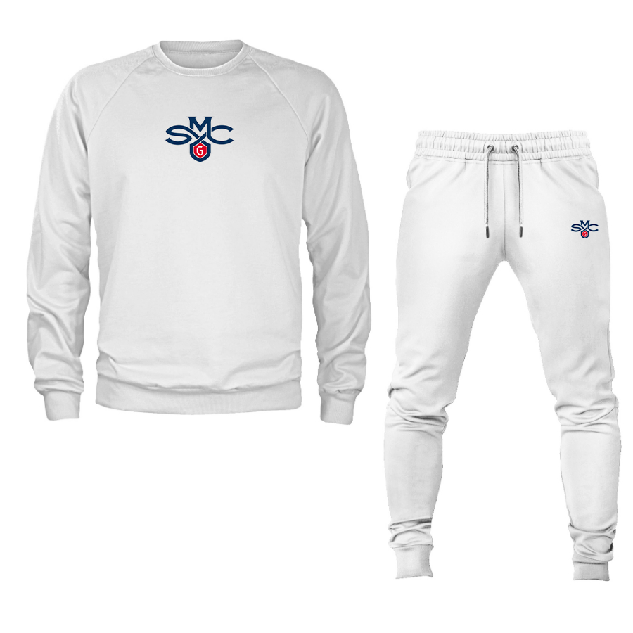 Men's Saint Marys Gaels Logo Crewneck Sweatshirt Joggers Suit