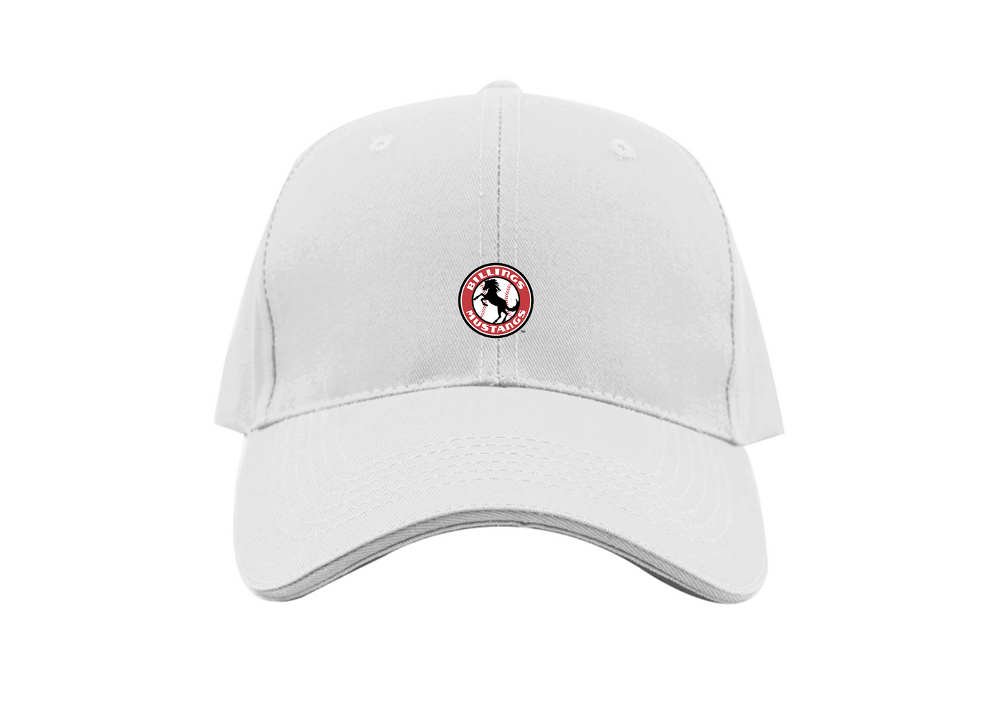 Billings Mustangs Logo Dad Baseball Cap Hat
