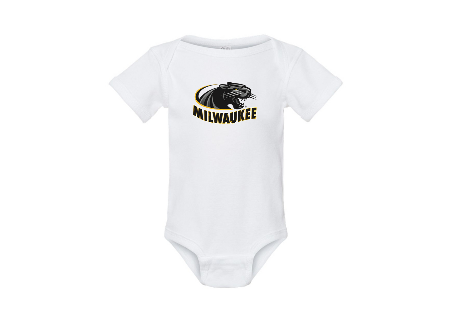 Wisconsin Milwaukee Panthers Rabbit Skins Infant Baby Rib Bodysuit