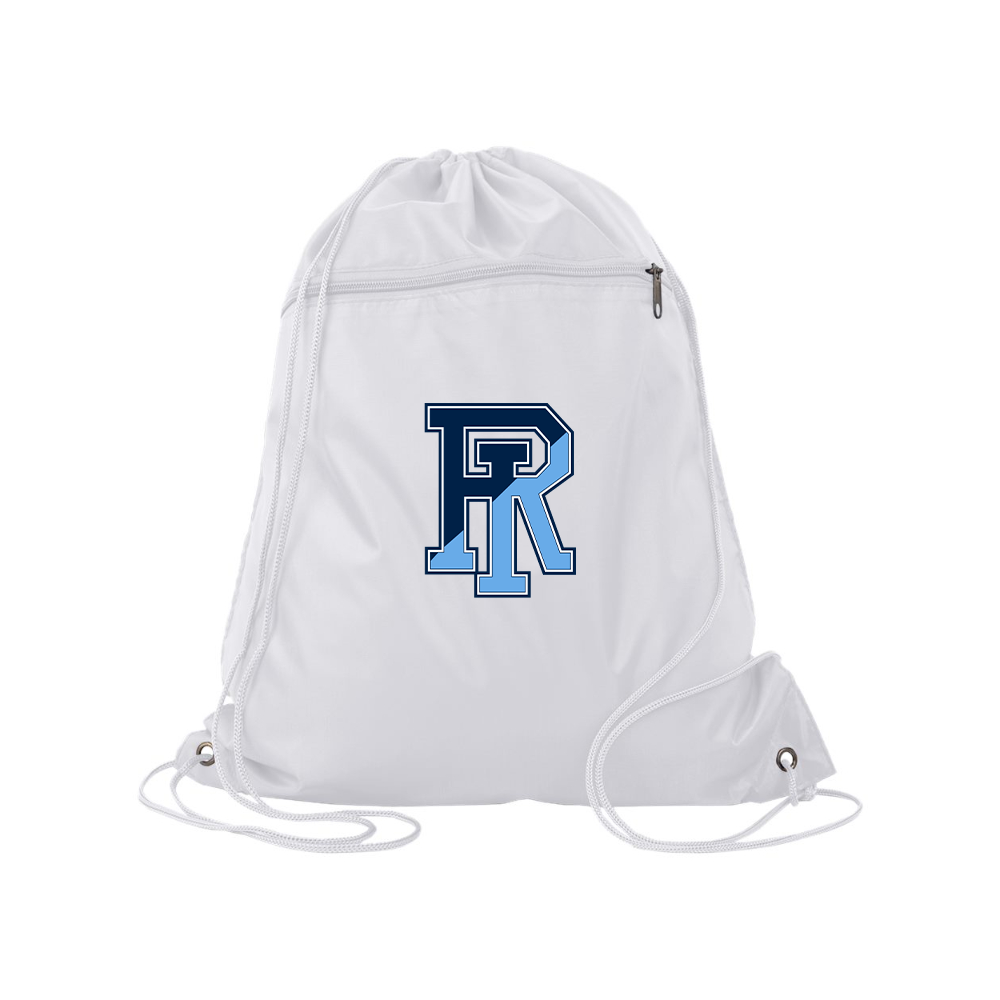 Rhode Island Rams Logo Q-Tees - Polyester Cinchpack