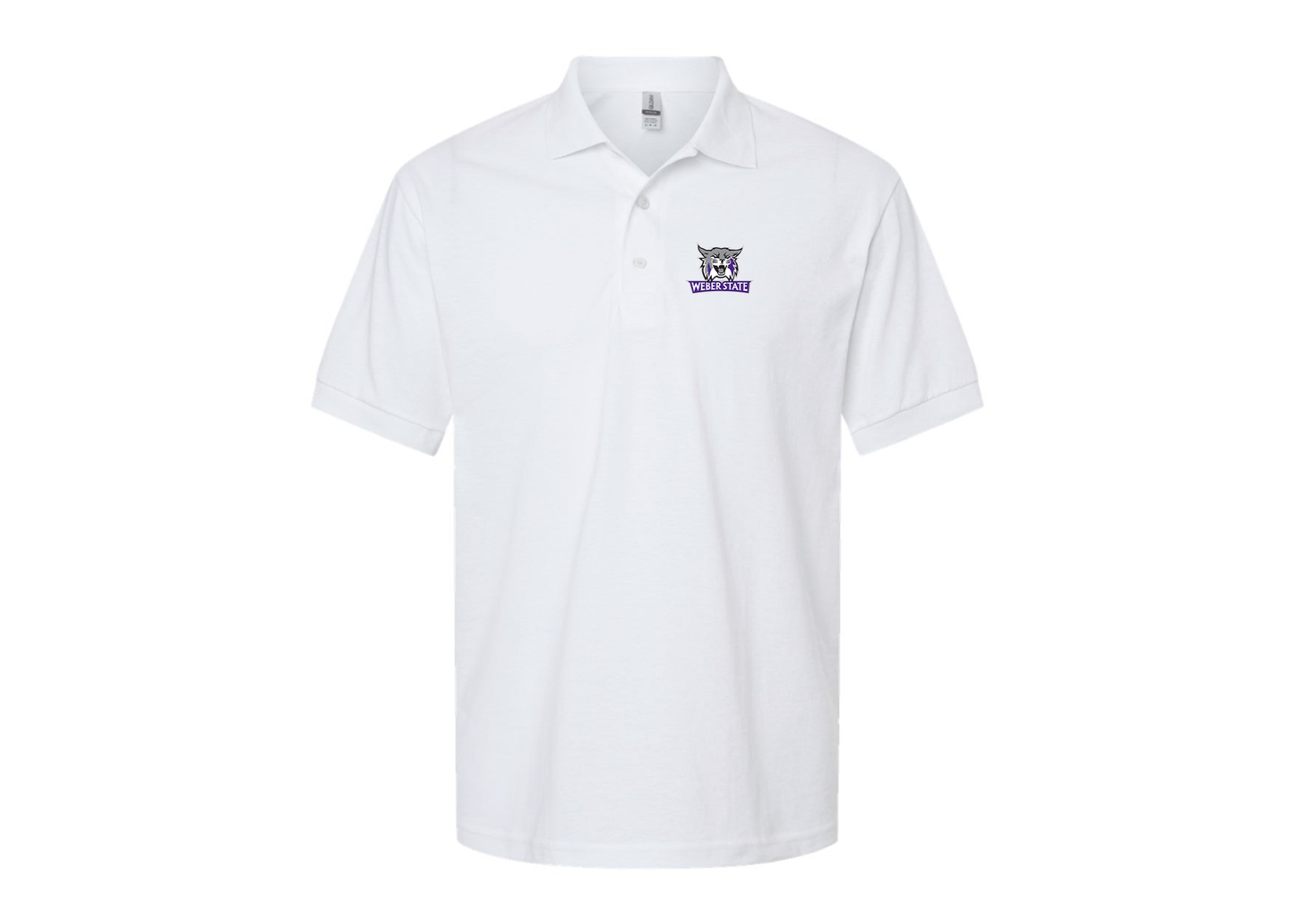 Men's Weber State Wildcats Gildan Dry Blend Jersey Polo