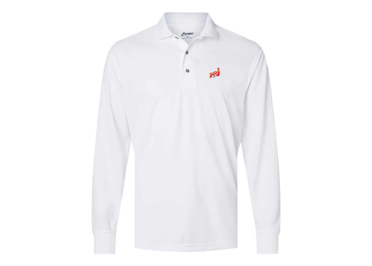 Men's NRJ 12 Logo Paragon Prescott Long Sleeve Polo