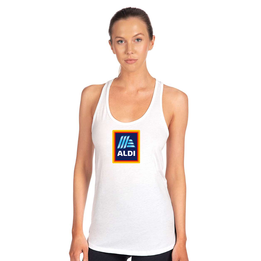 Women's Aldi Logo Next Level Ideal Racerback Tank