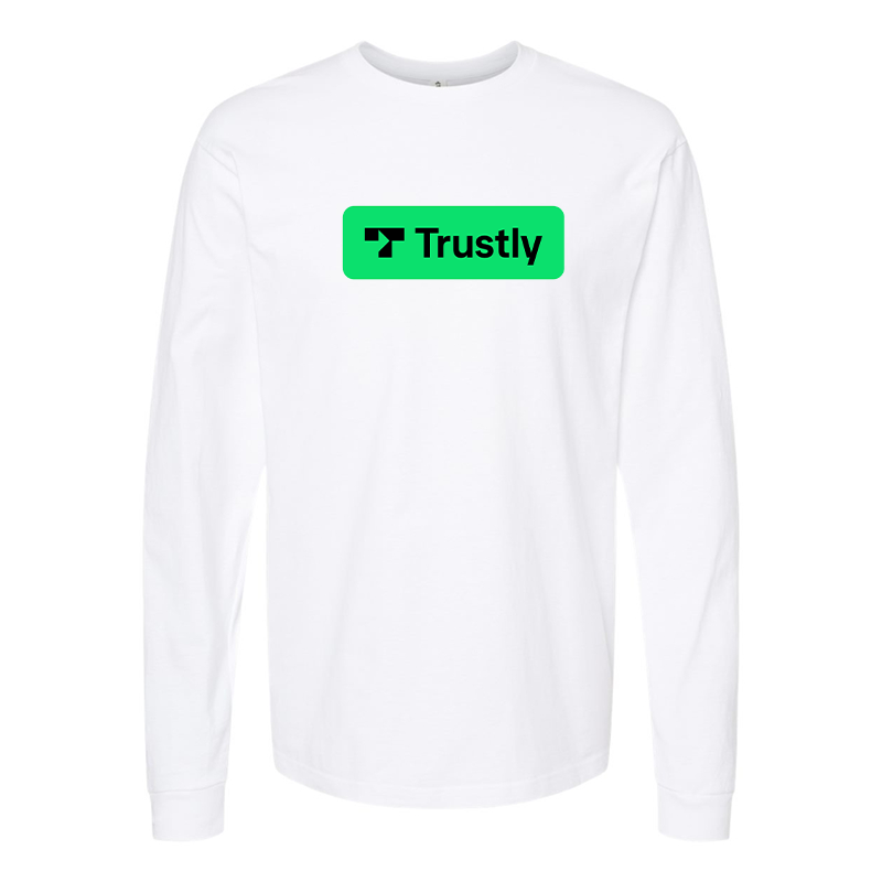 Men's Trustly Horizontal Logo Long Sleeve T-Shirt