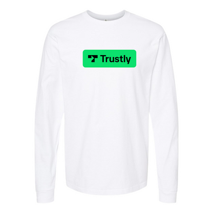 Men's Trustly Horizontal Logo Long Sleeve T-Shirt