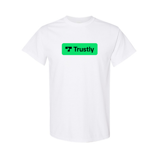 Men's Trustly Horizontal Logo Cotton T-Shirt