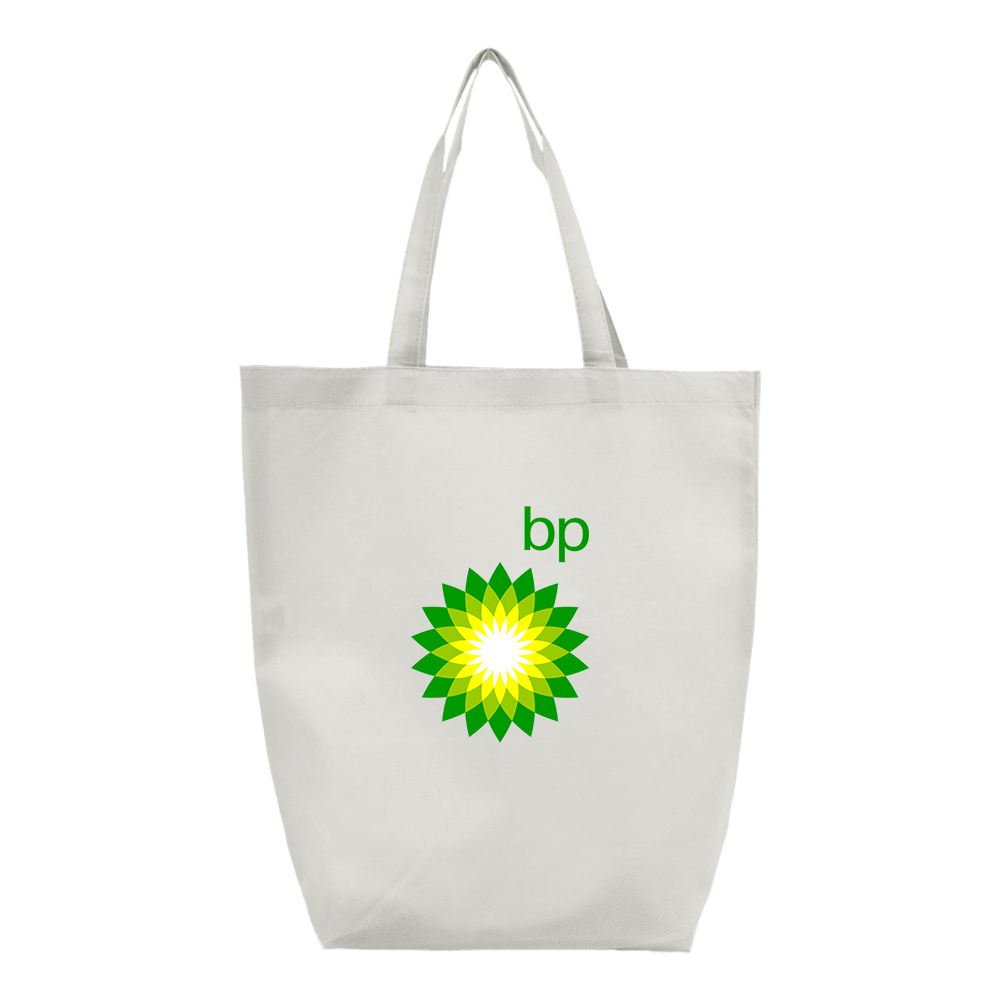 BP Oil Logo Q-Tees Non-Woven Gusset Bottom Tote