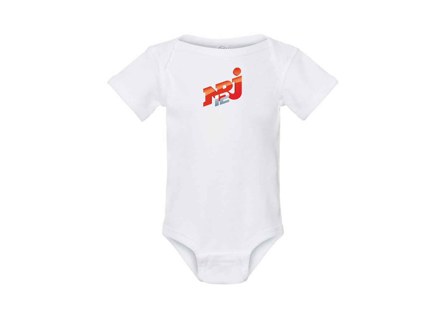 NRJ 12 Logo Rabbit Skins Infant Baby Rib Bodysuit