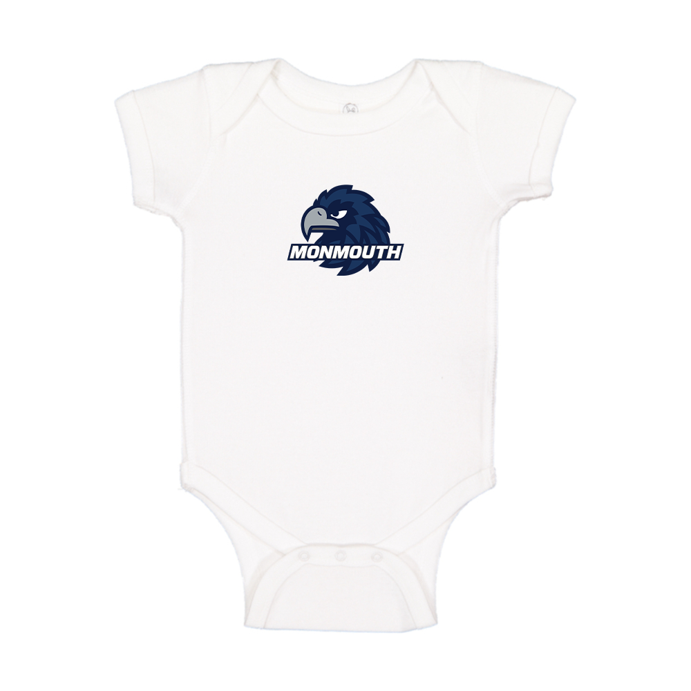 Monmouth Hawks Logo Baby Romper Onesie