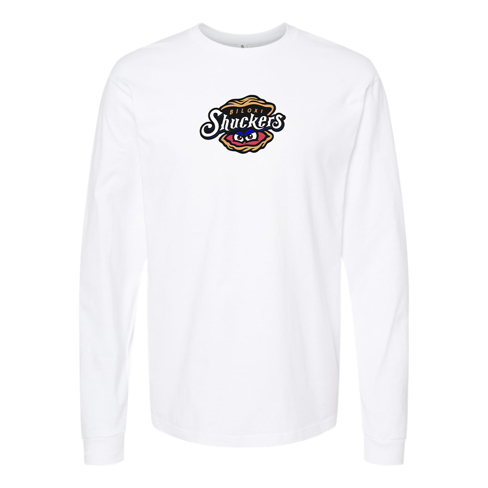 Men's Biloxi Shuckers Logo Long Sleeve T-Shirt