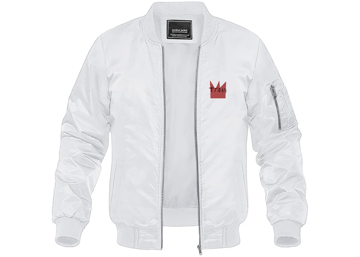 Men's Train Lightweight Bomber Jacket Windbreaker Softshell Varsity Jacket Coat