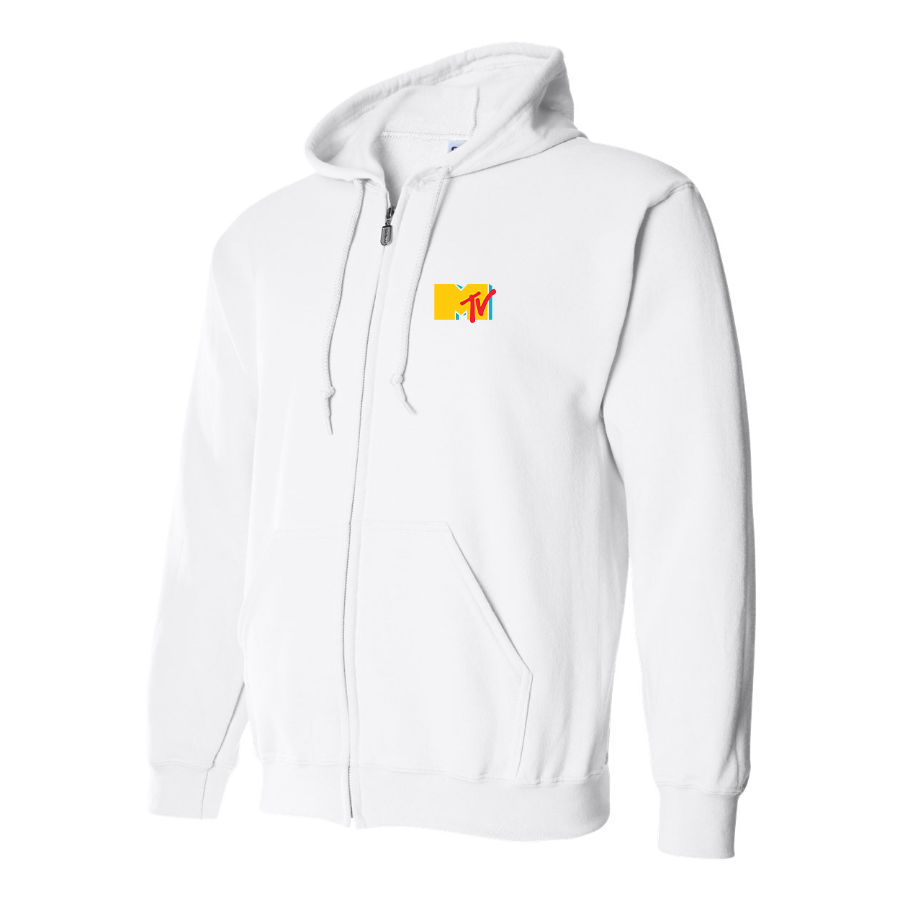 Men's MTV Logo Zipper Hoodie