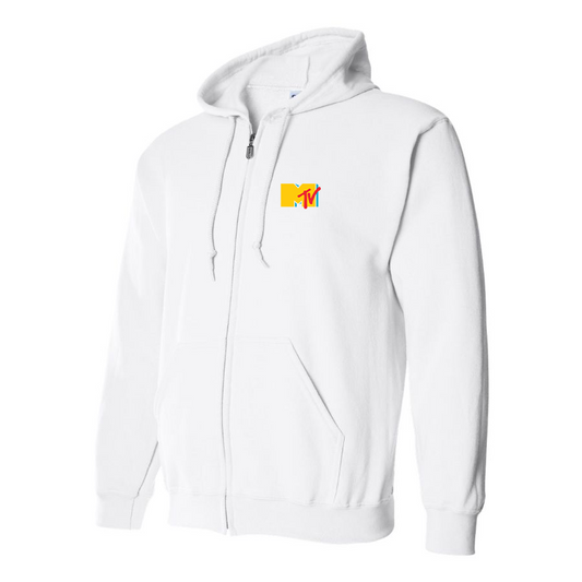 Men's MTV Logo Zipper Hoodie