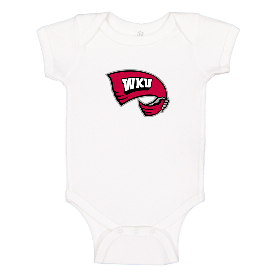 Western Kentucky Hilltoppers Logo Baby Romper Onesie