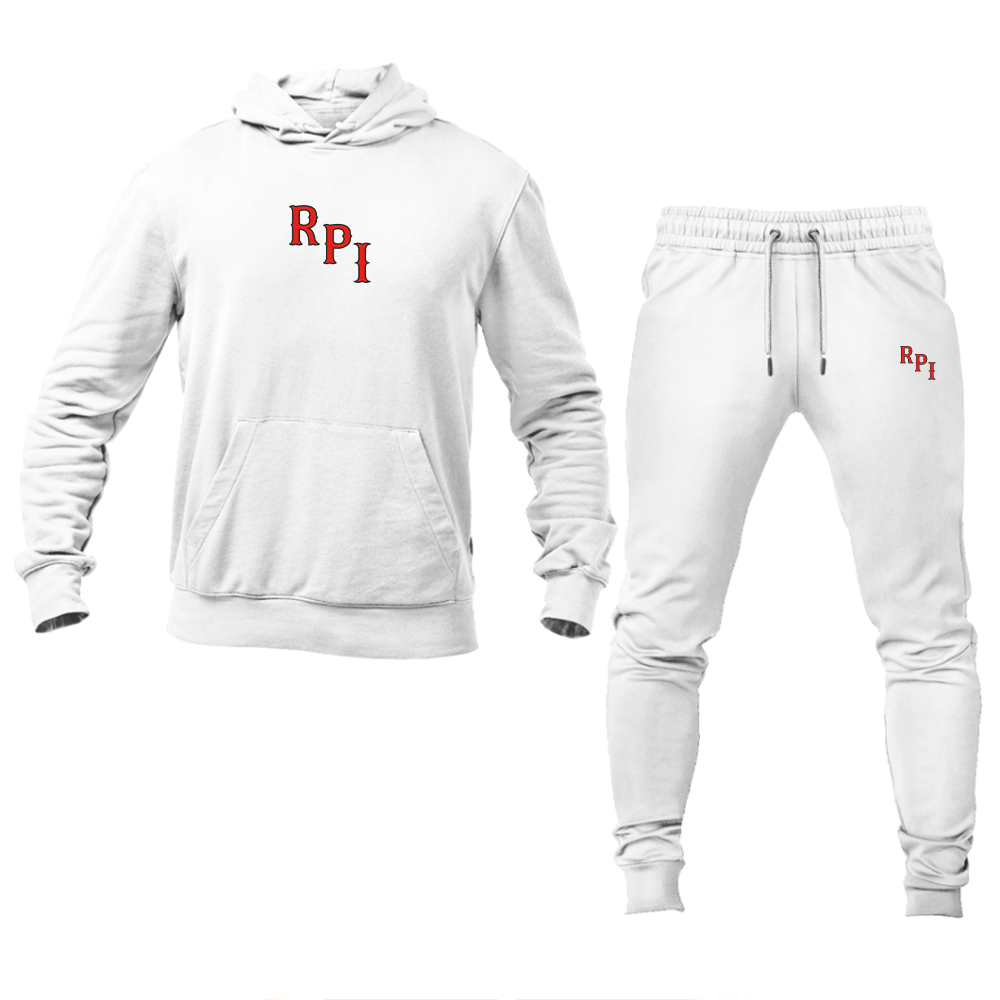 Men's RPI Engineers Logo Hoodie Joggers Set