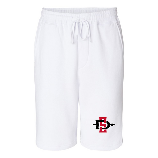 Men's San Diego State Aztecs Logo Independent Trading Co Midweight Fleece Shorts