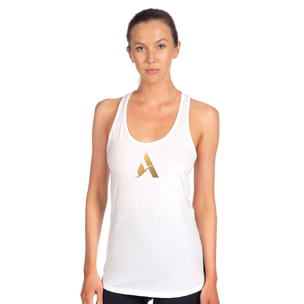 Women's Accor Golden Logo Next Level Ideal Racerback Tank