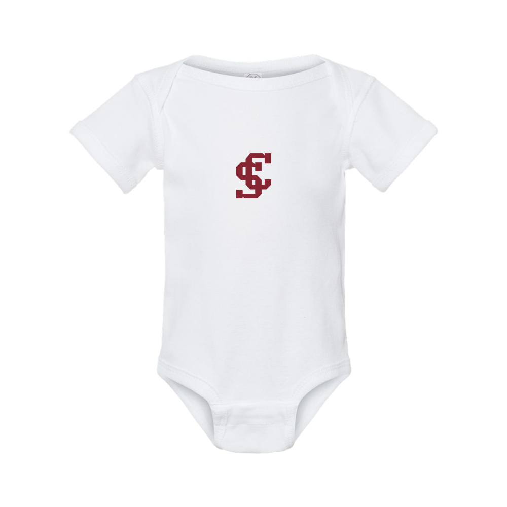 Santa Clara Broncos Logo Rabbit Skins Infant Baby Rib Bodysuit