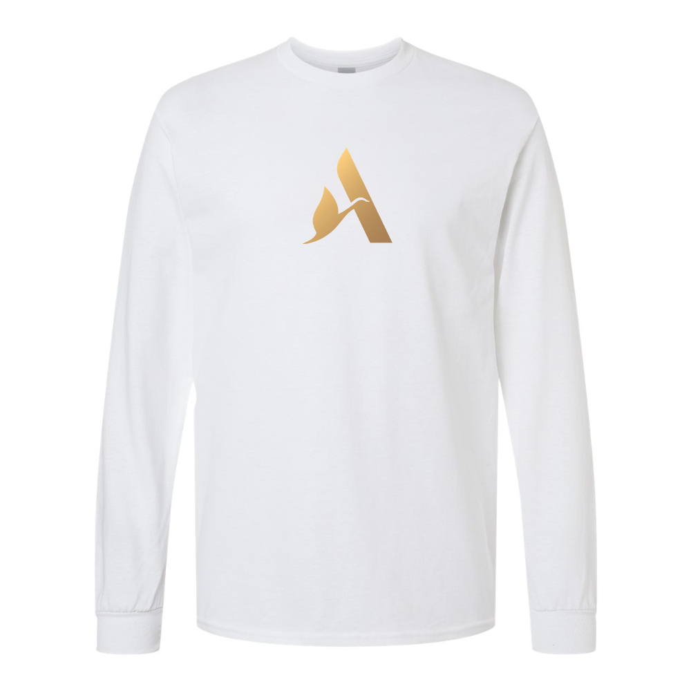 Men's Accor Golden Logo Gildan Heavy Cotton Long Sleeve T-Shirt