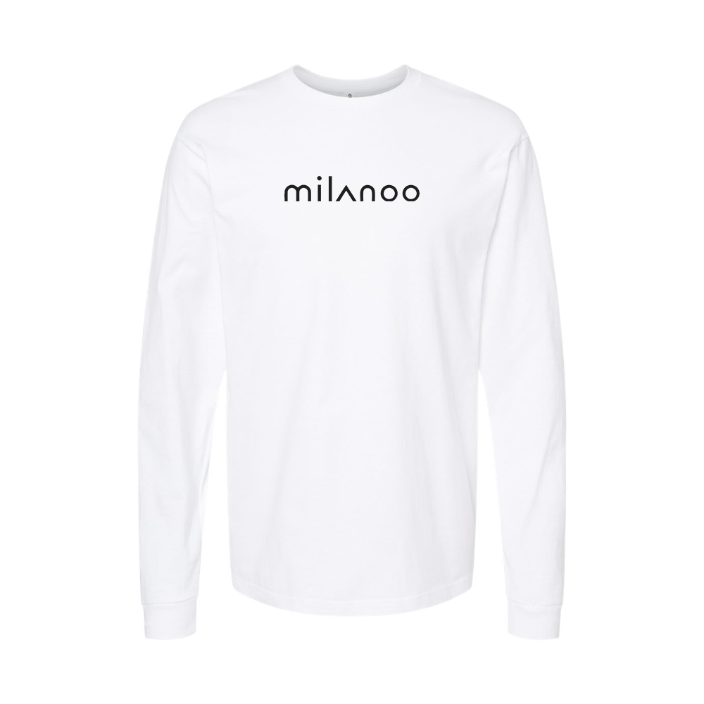 Youth Milanoo Logo Cotton Long Sleeve T-Shirt