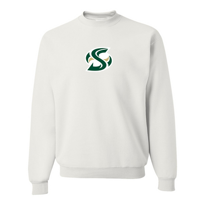 Men's Sacramento State Hornets Logo   JERZEES NuBlend Crewneck Sweatshirt