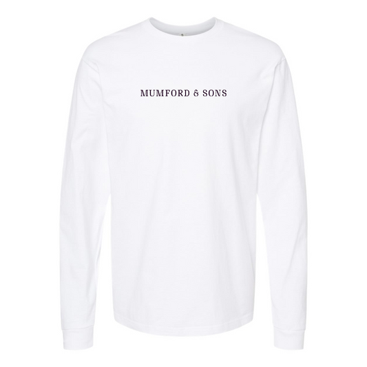 Youth Mumford & Sons Logo Cotton Long Sleeve T-Shirt