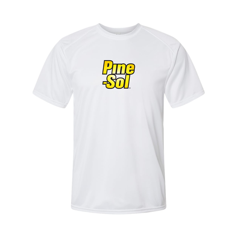 Men's Pine Sol Logo Polyester T-Shirt